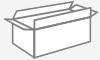 Box of 5-ply corrugated cardboard