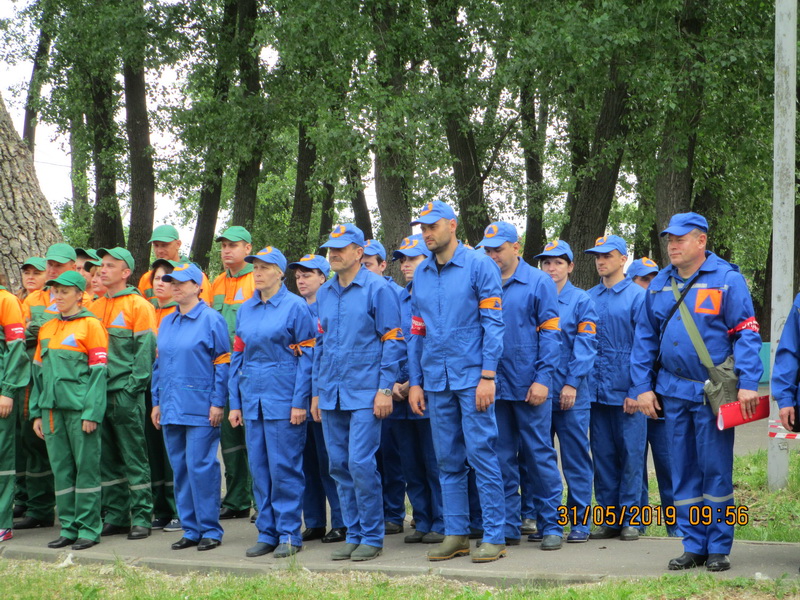 Соревнования формирований гражданской обороны Речицкого района