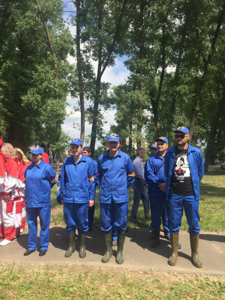 Соревнования формирований гражданской обороны Речицкого района