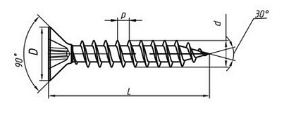 MULTI-PURPOSE WOOD SCREWS TU BY 400024166.007-2008