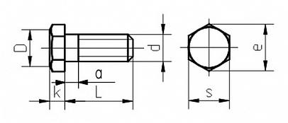 HEXAGON HEAD BOLTS ACCURACY CLASS A AND B DIN EN ISO 4017 (DIN933)
