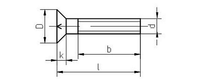 COUNTERSUNK HEAD SCREWS PRODUCT GRADE B GOST 17475-80