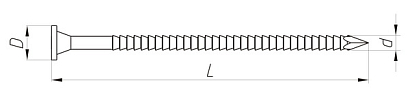 BARBED NAILS №7811-7093