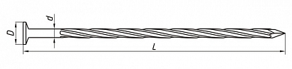 MACHINE QUALITY SCREWS SHANK NAILS №7811-7115